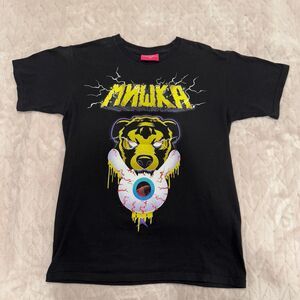 MISHKA x KORBT  Streetwear T-Shirt Big Logo Sz Small